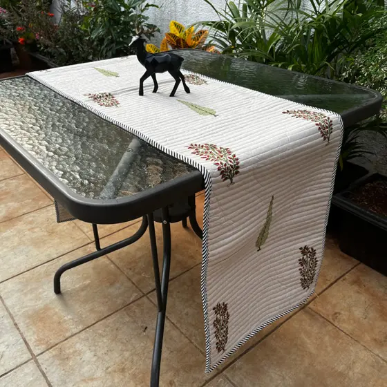 Quilted Cotton Table Runner 2