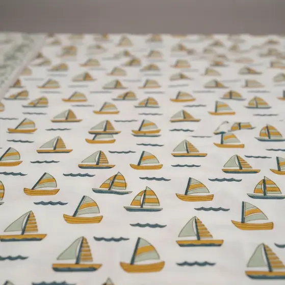 Sail Boat Bedsheet