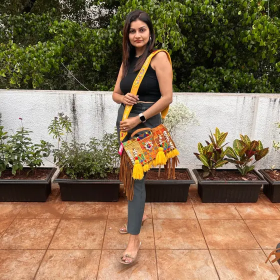 Yellow Banjara Bag