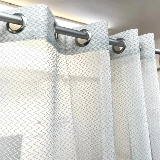 Zig-Zag Sheer Curtain